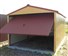 Garage with saddle roof