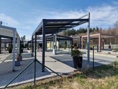 SOLAR ENERGO Aluminium Pergola with a Photovoltaic - island system