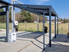 SOLAR ENERGO Aluminium Pergola with Photovoltaic - Connected