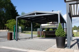 SOLAR ENERGO Carport 5 x 4 m with a 3.8 kW PV + 6.2 kW battery