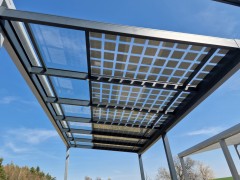 SOLAR ENERGO Aluminium Pergola 6x4 m with PV 4.56 kW + 6.2 kW battery