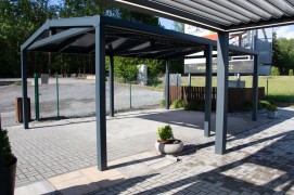 SOLAR ENERGO Carport 5 x 4 m with a 3.8 kW PV + 6.2 kW battery