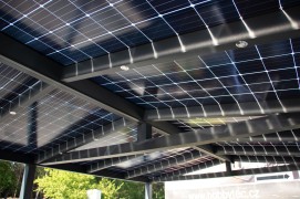 SOLAR ENERGO Carport 6 x 4 m with an Island type 4.56 kW PV Photovoltaic System  + 5.0 kW battery