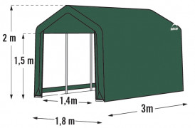 SHELTERLOGIC tarpaulin 1,8 x 3,0 m - 70471EU