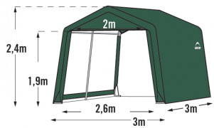SHELTERLOGIC 3.0 x 3,0 m - 70335EU canvas shelter