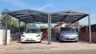 SOLAR ENERGO Carport with a Photovoltaic System - Connected