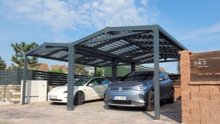 SOLAR ENERGO Carport with a Photovoltaic System - Connected