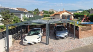 SOLAR ENERGO Carport with a Photovoltaic System - Connected