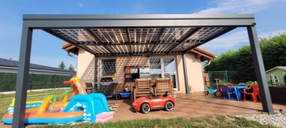 SOLAR ENERGO Aluminium Pergola with Photovoltaic - Connected