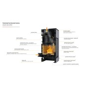 HS Flamingo BURMA 11/7 Walnut hot stoves