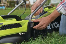 Ryobi RLM 13E 33S lawn mowers with electric motor