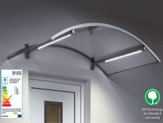 Entrance cover Cetus LED 150x90cm