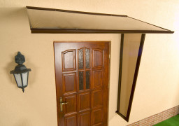 Entrance cover MELES 120/85 brown