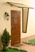 Entrance cover MELES 120/85 brown