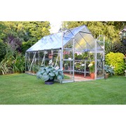 Palram Balance 8x12 silver polycarbonate greenhouse