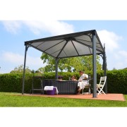 Palram Palermo 3000 aluminum garden gazebo