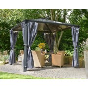 Palram Palermo 3000 aluminum garden gazebo