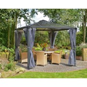 Palram Palermo 3000 aluminum garden gazebo