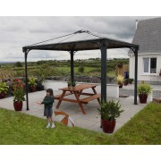 Palram Palermo 3000 aluminum garden gazebo