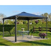 Palram Palermo 3600 aluminum garden gazebo