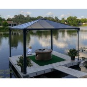 Palram Palermo 3600 aluminum garden gazebo