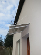 Entrance cover SP1 120/70 white