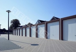 10 pcs of concrete row garage with floor 298x5980 cm