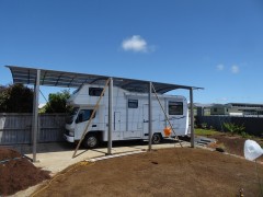 PJW aluminium caravan shelter