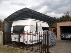 PJW aluminium caravan shelter