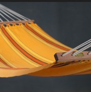 Hammock with bars - CHARIS - yellow color