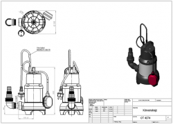 Elpumps CT 4274 universal submersible sludge pump