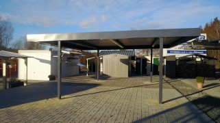 CP FLAT DOUBLE steel carport