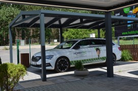 SOLAR ENERGO Carport with a Photovoltaic System - Connected