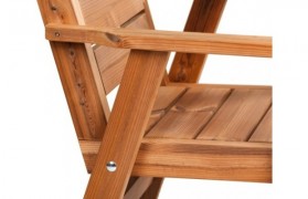 Wooden garden chair Regor