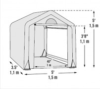 Giedi wood tarpaulin 1,5x1,1m