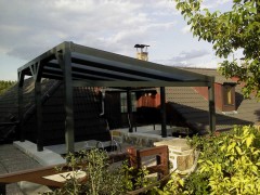 POLLEX self-supporting aluminum pergola