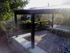 POLLEX self-supporting aluminum pergola