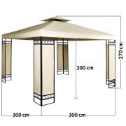 MONTH CREME 3x3 m