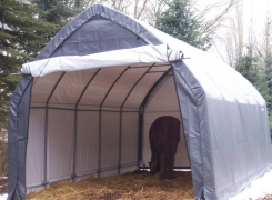 Shelter for Gatria horses 300x610cm 18m2