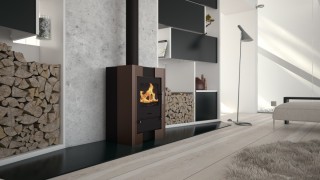 HS Flamingo ESPO II brown velvet stoves