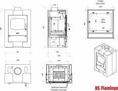 HS Flamingo ESPO II red stoves