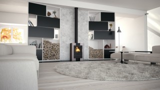 HS Flamingo ESPO II gray stoves