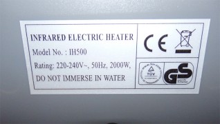 Infrared heaters