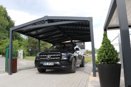 SOLAR ENERGO Carport 6 x 4 m with a 4.56 kW PV + 6.2 kW battery