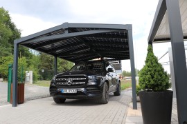 SOLAR ENERGO Carport 6 x 4 m with a 4.56 kW PV + 6.2 kW battery