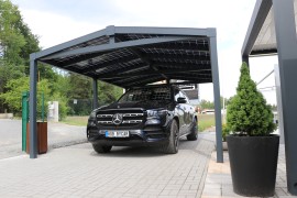 SOLAR ENERGO Carport 6 x 4 m with a 4.56 kW PV + 6.2 kW battery