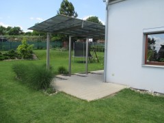 MLC aluminum pergola