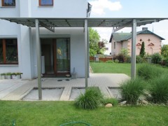 MLC aluminum pergola