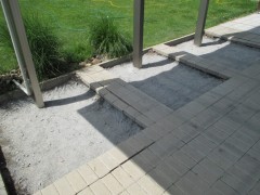 MLC aluminum pergola