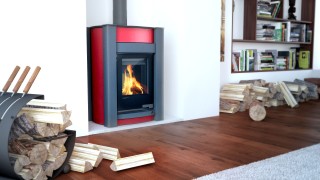 HS Flamingo KALMAR 11/5 ER red hot stoves